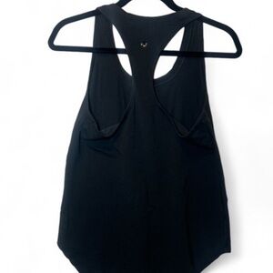 Lululemon Women‎ Size 4 ***  Black Highneck Loose Fit Racerback Tank Top shirt